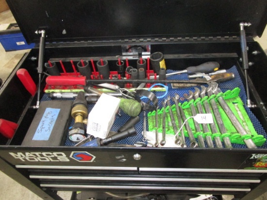 GROUP OF TOOLS ONLY, TOOL BOX IS OFFERED AT LOT #13