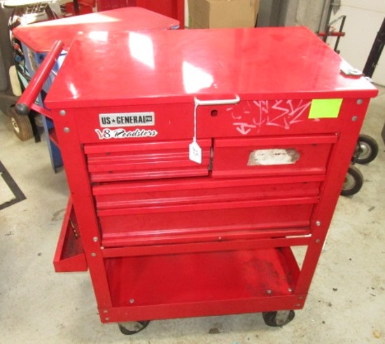 US GENERAL TOOL BOX ON WHEELS