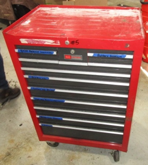 CRAFTSMAN TOOL BOX AND CONTENTS