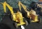 PAIR OF ERTL FORD TRACTOR BACKHOES TOY