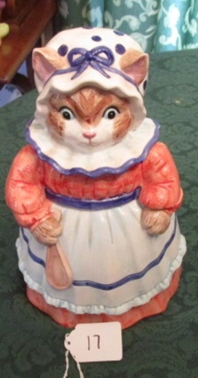 CAT COOKIE JAR