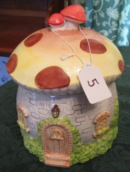 TOAD STOOL COOKIE JAR