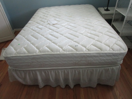 BOX SPRINGS, MATTRESS, AND BED FRAME