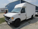 FORD E350 CUTAWAY VAN, BILL OF SALE ONLY, NO TITLE, NO KEYS, CONDITION UNKNOWN