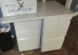 2 FILE CABINETS AND SHORT COUNTER