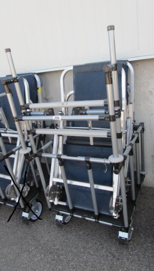 CART WITH 2 BLOOD DONATION CHAIRS