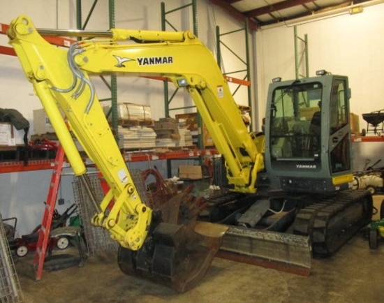 20120YANMAR V 1080 EXCAVATOR, 2 BUCKETS 36", 18", 193 HOURS, 1 OWNER MACHINE