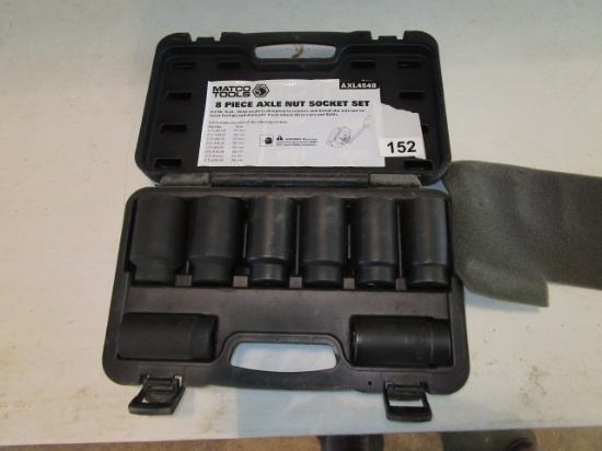 MATCO 8 PC. AXLE NUT SOCKET SET