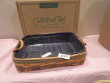 Longaberger 1996 collectors club small serving tray.