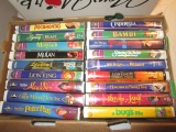 Disney and other vhs tapes