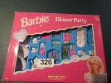 Barbie dinner party dishes