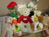 Stuffed animals and banks