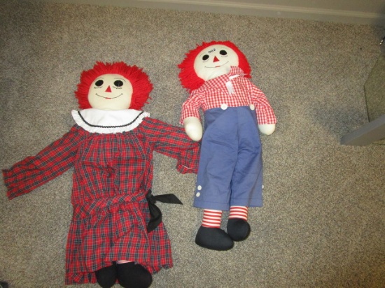 Large Raggedy Ann & ANDY doll