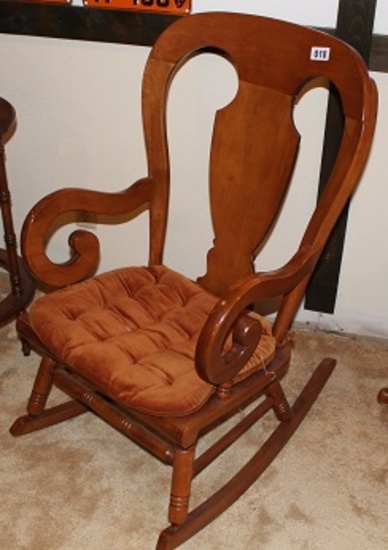 wood rocking chair