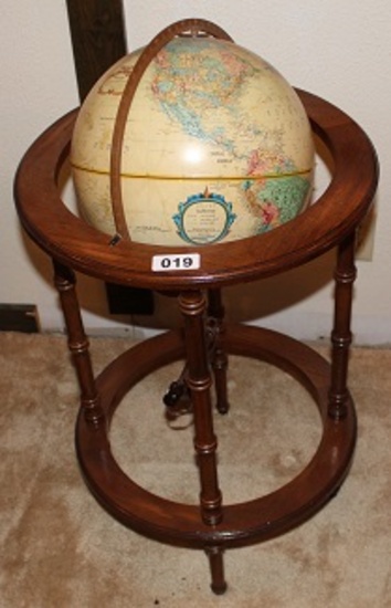 lighted globe