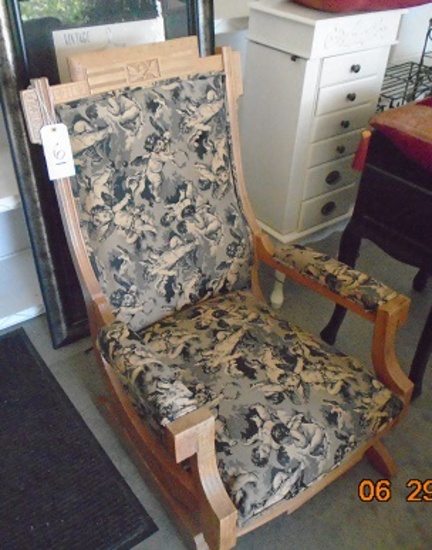 CRAFTSMAN LOW ROCKING CHAIR