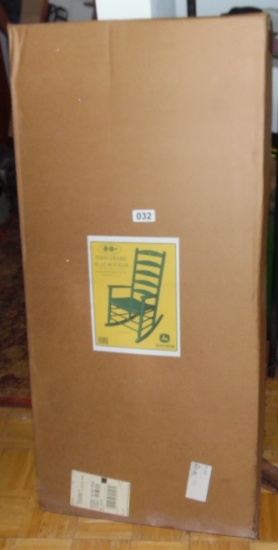 new in box John Deere Rocking Chair