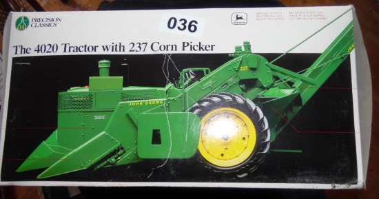 Ertl Precision Classics John Deere 4020 with corn picker