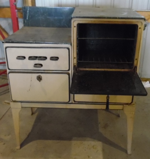 vintage porcelain gas stove