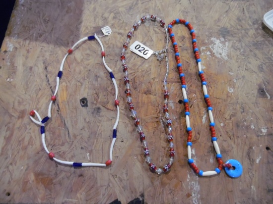 3 beaded necklace