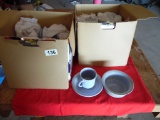 2 boxes dishes