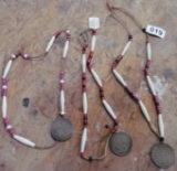 3 hoop dance bead necklaces