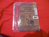 1929 universal Indian sign language book Boy Scouts world jamboree