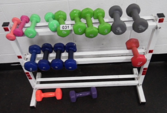 rack and weights