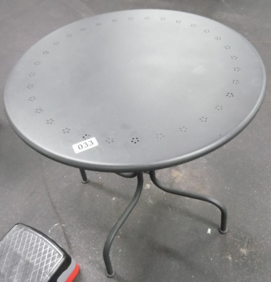 Black Steel Table