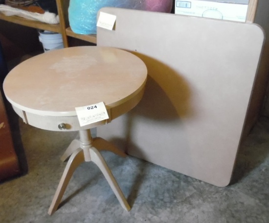 round table and card table