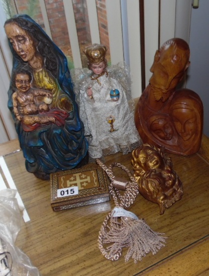 group of items, religious statues