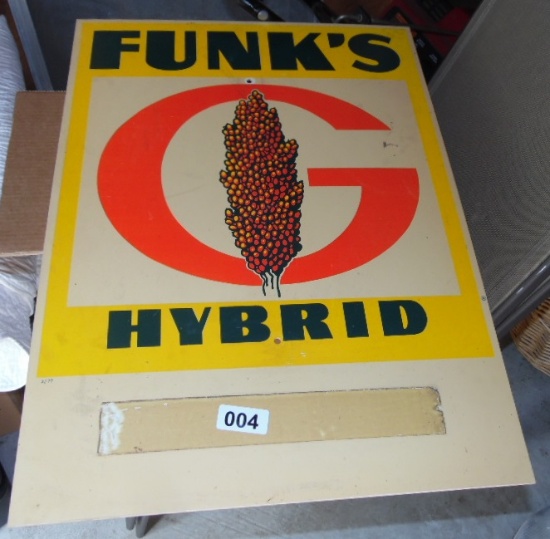 Funk’s Hybrid plastic sign 20”x28”