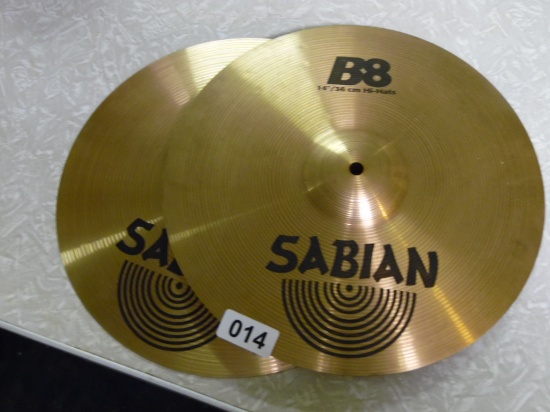 New Sabian B8 Hi Hat 14” cymbals