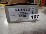 New Shure Green Bullet Model 520 EX Microphone, popular with Harmonica Musicians.
