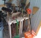 Group of Hand tools and holder