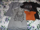 Four Harley Davidson shirts