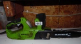 Greenworks electric chainsaw