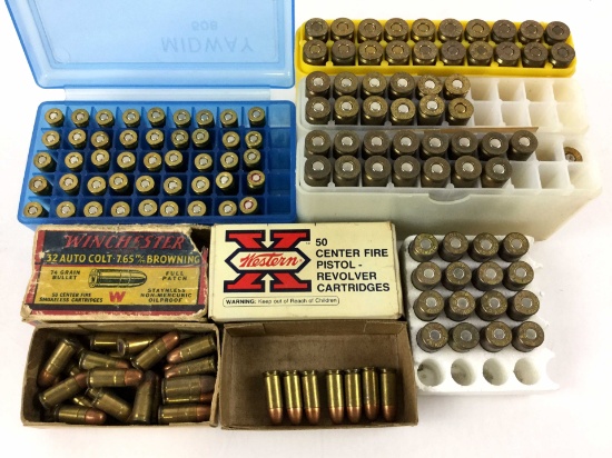 Ammo W/ .380, .32, .45, 250 S&w, 22-250 Rem