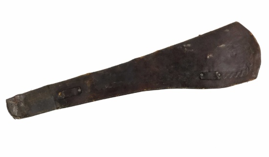 Antique Leather Shotgun Sheath Scabbard Case