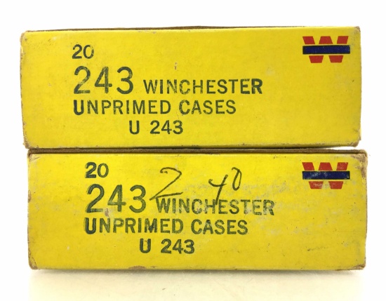 40 Rds. Winchester Western 243 Win Ammo