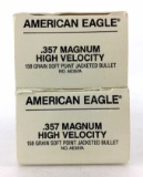 100 Rds. American Eagle 357 Magnum 158 Gr. Ammo