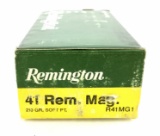 20 Rds. Remington .41 Rem Mag 210 Gr. Ammo