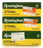 60 Rds. Remington 270 Win 130 Gr. Ammo