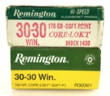 40 Rds. Remington 30-30 Win Ammo