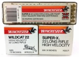 1090 Rds. Winchester .22lr Ammo