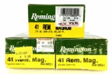 150 Rds. Remington 41 Rem Mag Ammo