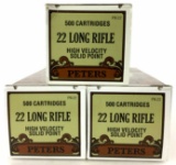 1500 Rds. Peters 22lr Ammo