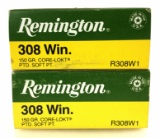 40 Rds. Remington 308 Win Ammo 150 Gr.