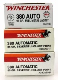 150 Rds. Winchester 380 Auto Ammo