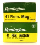 100 Rds. Remington 41 Rem Mag Ammo
